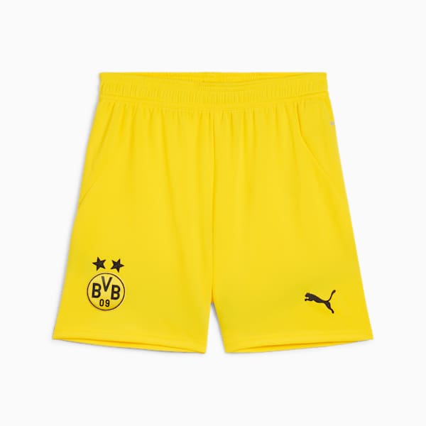 Borussia Dortmund 24/25 Shorts Youth, Faster Yellow-PUMA Black, extralarge