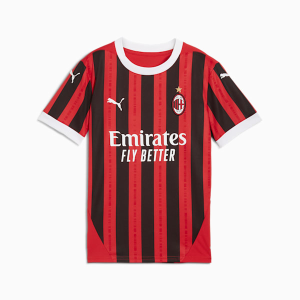 Jersey local réplica AC Milan 24/25 juvenil, For All Time Red-PUMA Black, extralarge