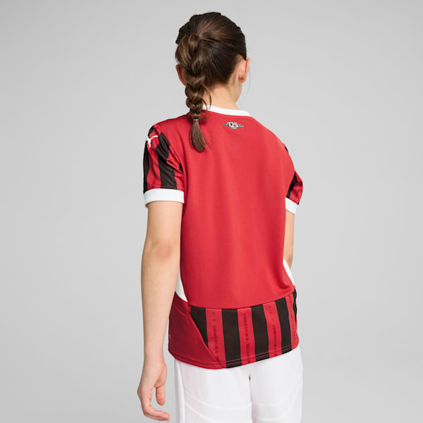 Jersey local réplica AC Milan 24/25 juvenil, For All Time Red-PUMA Black, extralarge