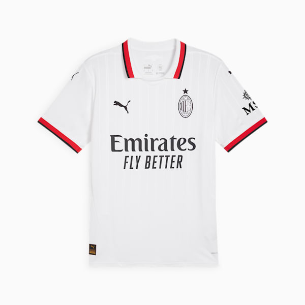 AC Milan 24/25 Away Replica Men's Soccer Jersey, PUMA White, extralarge
