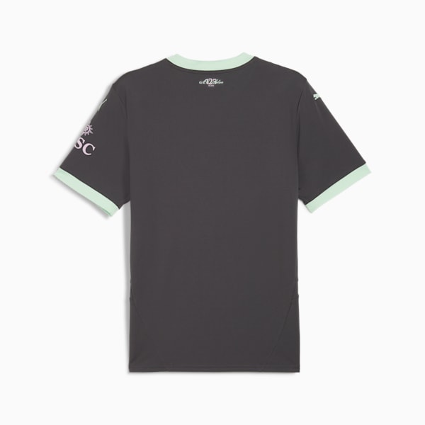 AC Milan 24/25 Réplique du troisième maillot de soccer Homme, Shadow Gray-Fresh Mint, extralarge