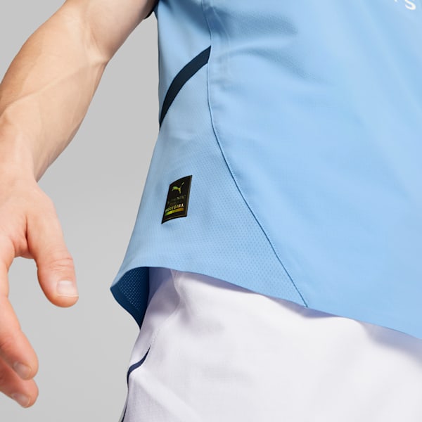 Manchester City 24/25 Men's Authentic Home Jersey, Team Light Blue-Marine Blue, extralarge-IND