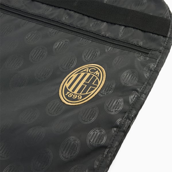 AC Milan 125th Anniversary Men's Retro Soccer Jersey, PUMA Black-For All Time Red, extralarge