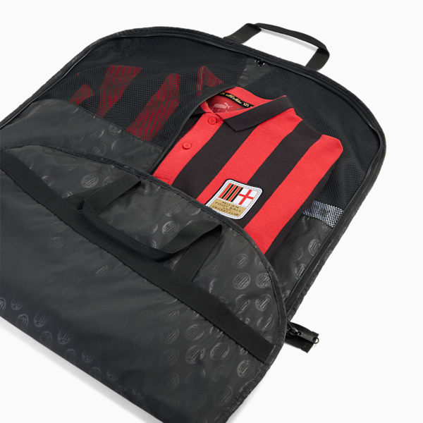 AC Milan 125th Anniversary Men's Retro Soccer Jersey, PUMA Black-For All Time Red, extralarge