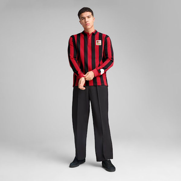 Camiseta retro de hombre del 125 aniversario del AC Milan, PUMA Black-For All Time Red, extralarge