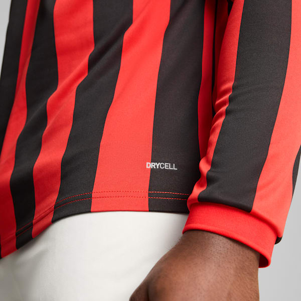 AC Milan 125th Anniversary Authentic Men's Football Jersey, PUMA Black-For All Time Red, extralarge-IND