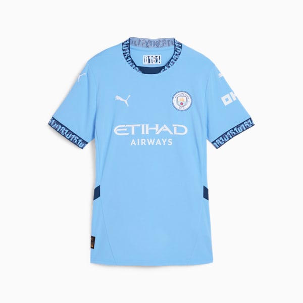 Manchester City 24/25 Women's Home Soccer Jersey, Team Light Blue-Marine Blue, extralarge