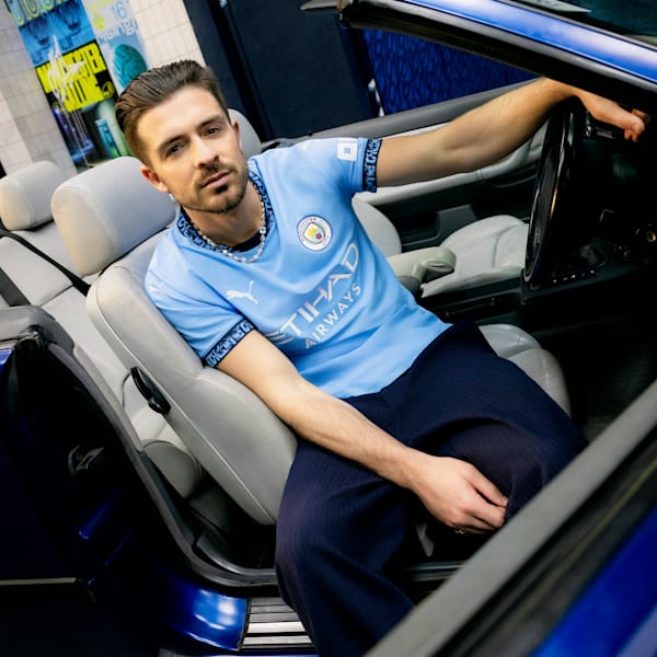 Jersey local Adolescente Manchester City 24/25, Team Light Blue-Marine Blue, extralarge