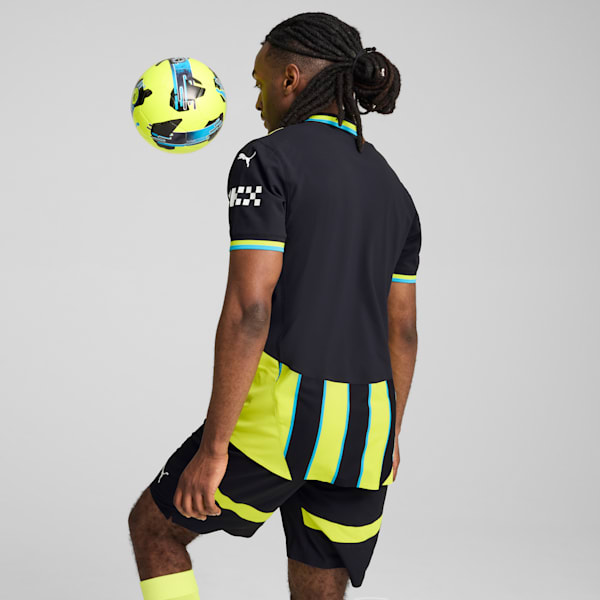Maillot de soccer authentique Manchester City 24/25 extérieur Homme, New Navy-Yellow Glow, extralarge