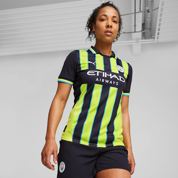 Manchester City 24/25 Away Jersey Women, New Navy-Yellow Glow, extralarge-GBR