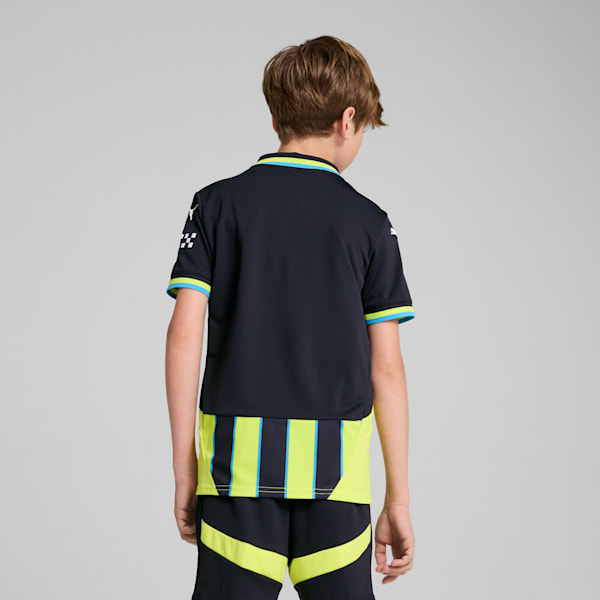 Jersey visitante Manchester Adolescente City 24/25, New Navy-Yellow Glow, extralarge