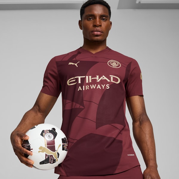 Troisième maillot de soccer Manchester City 24/25 authentique Homme, Dark Jasper, extralarge