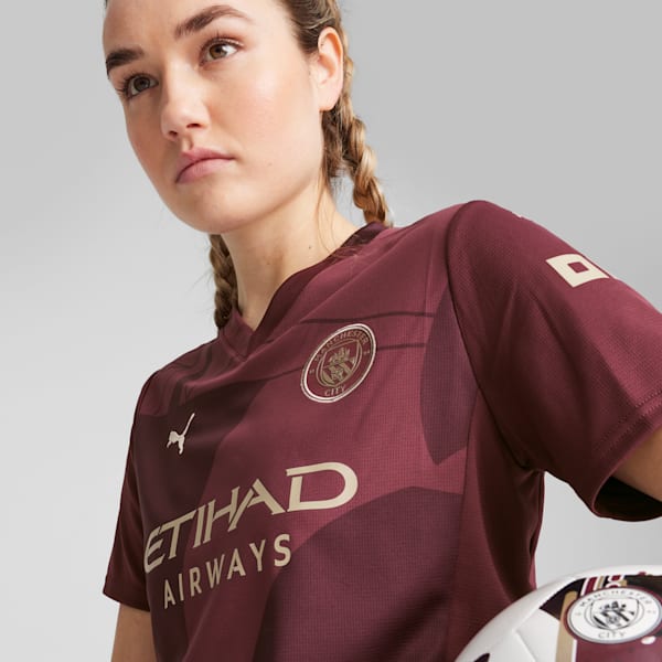 Manchester City 24/25 Third Jersey Women, Dark Jasper, extralarge