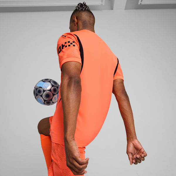 Manchester City 24/25 Goalkeeper Short Sleeve Jersey Men, Neon Sun, extralarge
