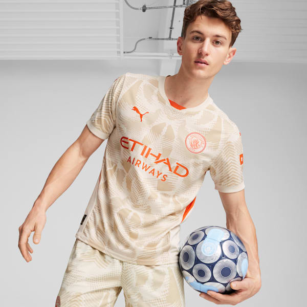 Manchester City 24/25 Goalkeeper&nbsp;Men's Short Sleeve Jersey, Alpine Snow-Putty, extralarge