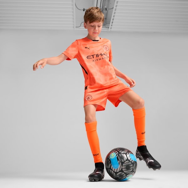 Manchester City 24/25 Goalkeeper Shorts Youth, Neon Sun, extralarge
