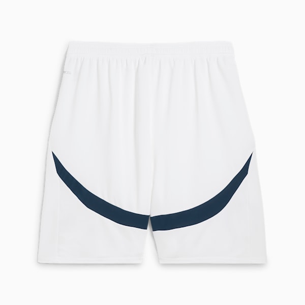Réplica de pantalón corto de fútbol Manchester City 24/25 para hombre, PUMA White-Marine Blue, extralarge