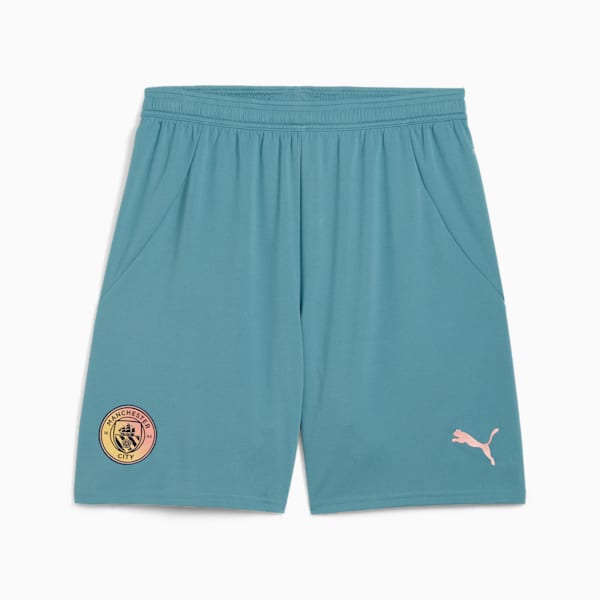 Manchester City 24/25 Men's Football Shorts, Bold Blue-Poppy Pink, extralarge-IND