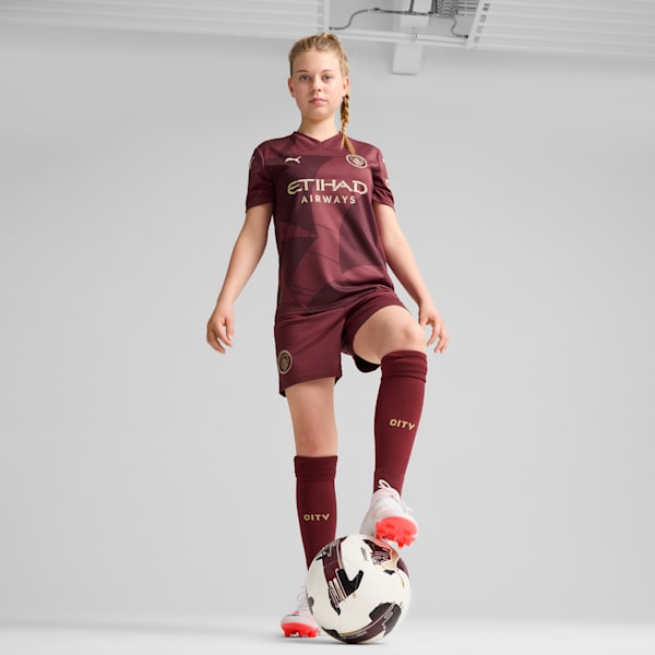 Manchester City 24/25 Shorts Youth, Dark Jasper, extralarge