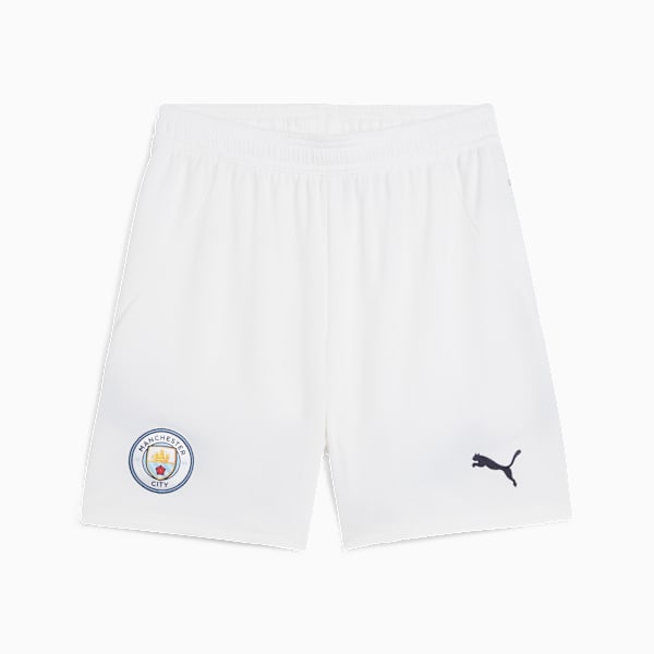 Manchester City 24/25 Shorts Youth, PUMA White-Marine Blue, extralarge-GBR