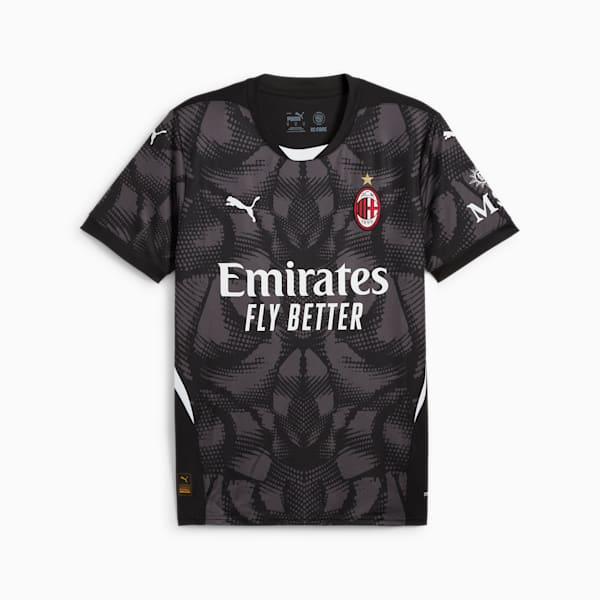 AC Milan 24/25 Goalkeeper Short Sleeve Jersey Men, PUMA Black-Dark Coal, extralarge