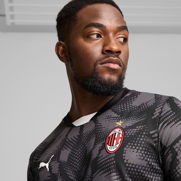 AC Milan 24/25 Goalkeeper Short Sleeve Jersey Men, PUMA Black-Dark Coal, extralarge