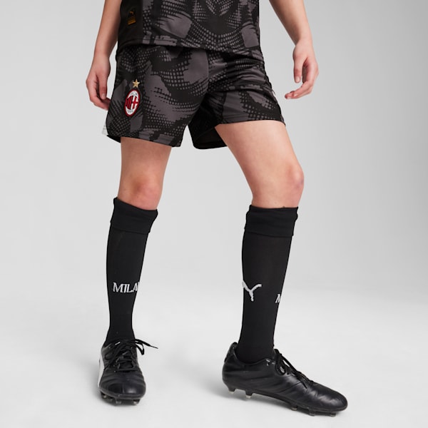 AC Milan 24/25 Goalkeeper Shorts Youth, PUMA Black-Dark Coal, extralarge