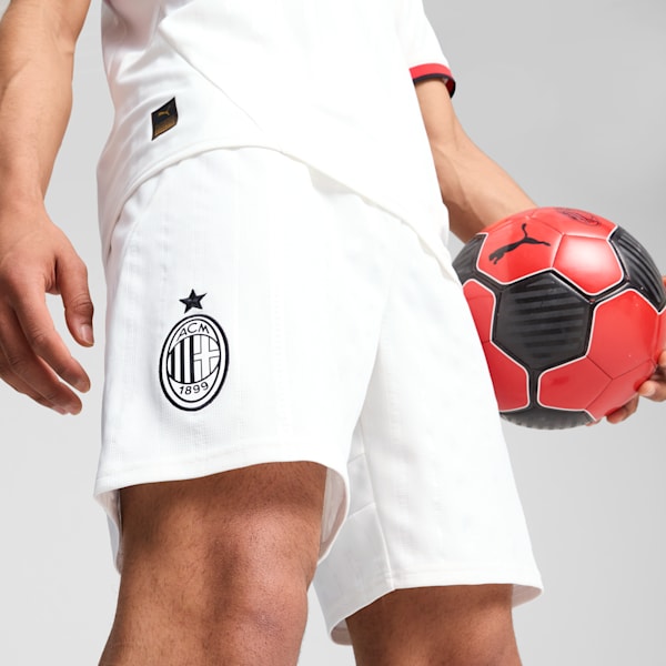 AC Milan 24/25 Men's Football Shorts, PUMA White, extralarge-IND