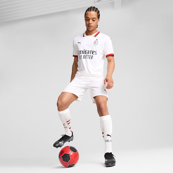 AC Milan 24/25 Men's Football Shorts, PUMA White, extralarge-IND