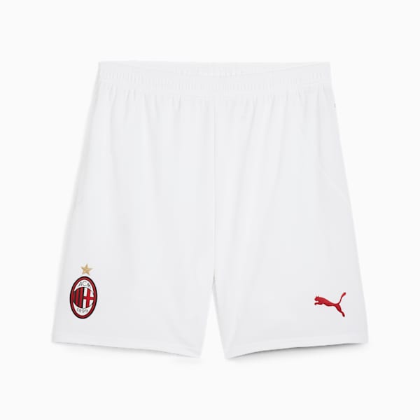 AC Milan 24/25 Men's Football Shorts, PUMA White-For All Time Red, extralarge-IND