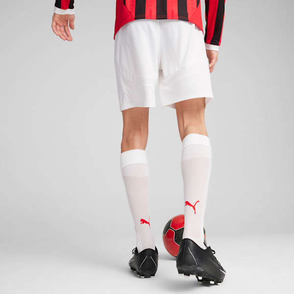 AC Milan 24/25 Men's Football Shorts, PUMA White-For All Time Red, extralarge-IND