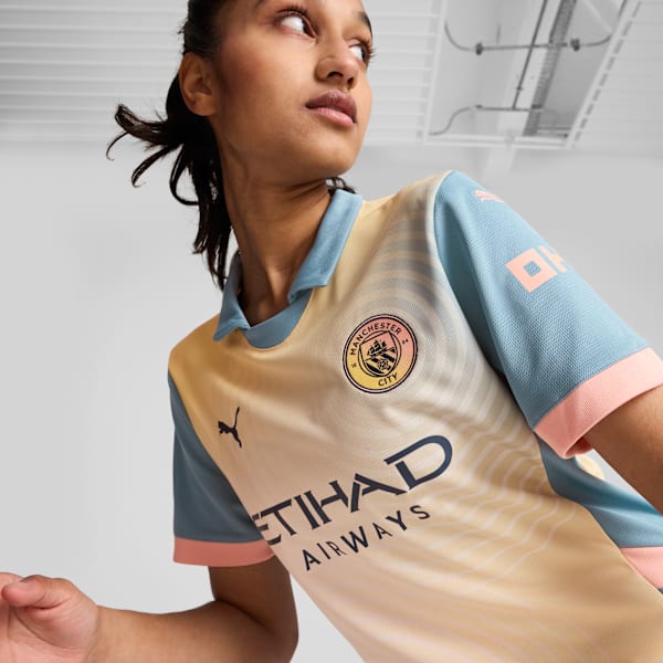 Manchester City 24/25 Fourth Jersey Women, Rosebay-Bold Blue, extralarge