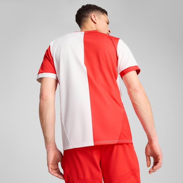 SK Slavia Praha 24/25 Home Jersey Men, PUMA White-PUMA Red, extralarge