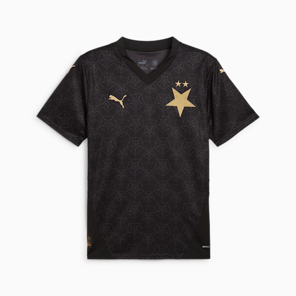 SK Slavia Praha 24/25 Away Jersey Men, PUMA Black-Victory Gold, extralarge