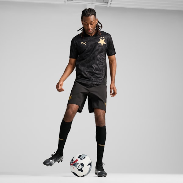 SK Slavia Praha 24/25 Away Jersey Men, PUMA Black-Victory Gold, extralarge