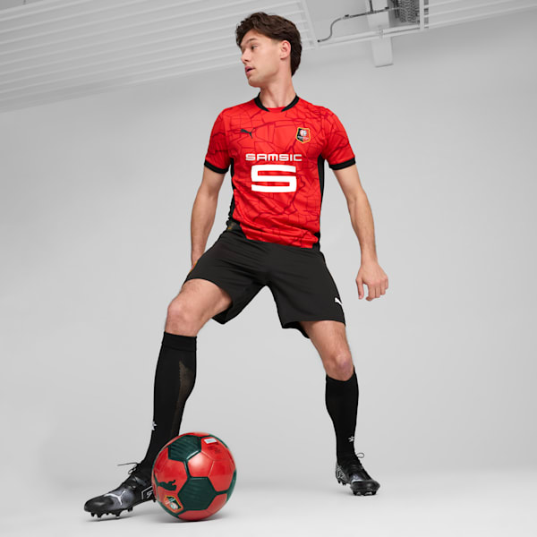Stade Rennais F.C. 24/25 Home Jersey Men, PUMA Red-PUMA Black, extralarge