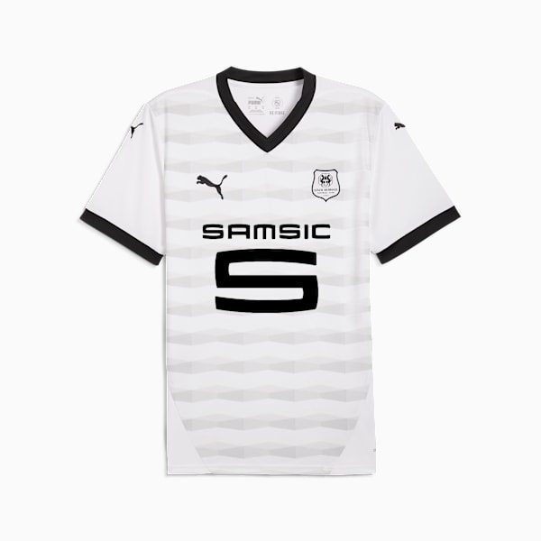 Stade Rennais F.C. 24/25 Away Jersey Men, PUMA White-PUMA Black, extralarge