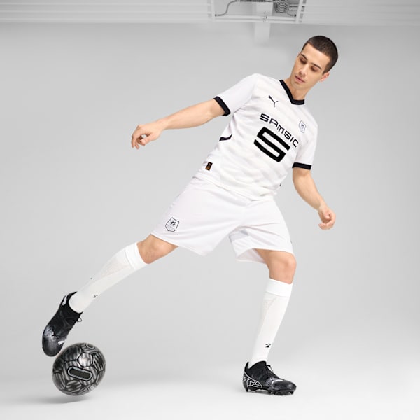 Stade Rennais F.C. 24/25 Away Jersey Men, PUMA White-PUMA Black, extralarge