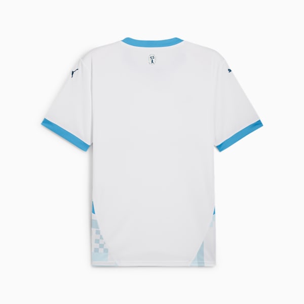 Jersey Hombre local Olympique de Marseille 24/25, PUMA White-Bleu Azur, extralarge