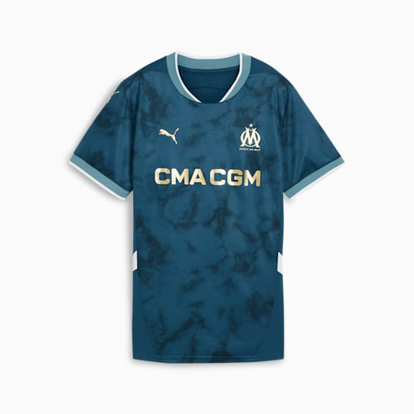 Olympique de Marseille 24/25 Away Women's Football Jersey, Ocean Tropic-Bold Blue, extralarge-IND