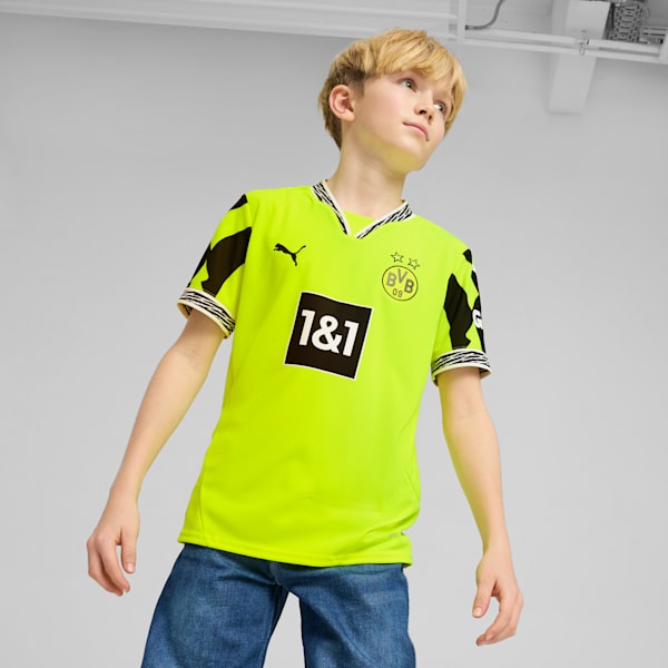 Maillot de soccer Borussia Dortmund Anniversary Enfant et Adolescent, Yellow Alert-PUMA Black, extralarge