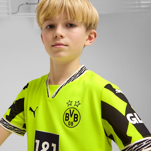 Maillot de soccer Borussia Dortmund Anniversary Enfant et Adolescent, Yellow Alert-PUMA Black, extralarge