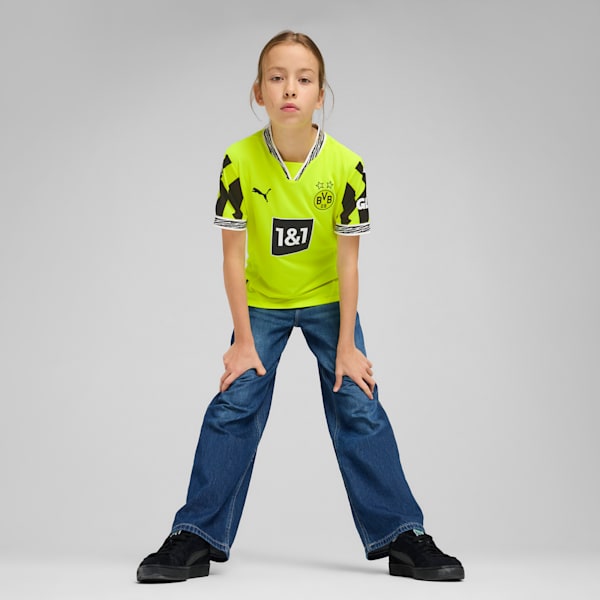 Maillot de soccer Borussia Dortmund Anniversary Enfant et Adolescent, Yellow Alert-PUMA Black, extralarge