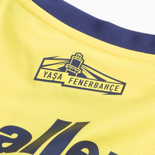 Fenerbahçe SK 24/25 Men's Replica Home Soccer Jersey, Speed Yellow-Blue Violet, extralarge