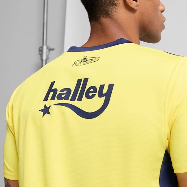 Fenerbahçe SK 24/25 Men's Replica Home Soccer Jersey, Speed Yellow-Blue Violet, extralarge