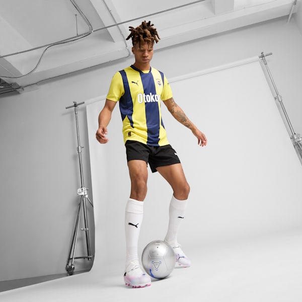 Fenerbahçe SK 24/25 Men's Replica Home Soccer Jersey, Speed Yellow-Blue Violet, extralarge