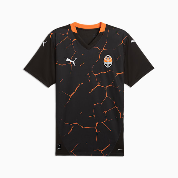 FC Shakhtar Donetsk 24/25 Away Jersey Men, PUMA Black-Rickie Orange, extralarge