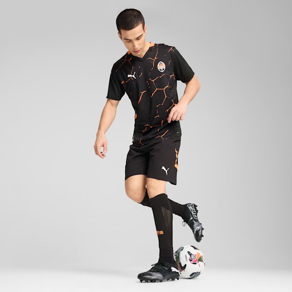 FC Shakhtar Donetsk 24/25 Away Jersey Men, PUMA Black-Rickie Orange, extralarge