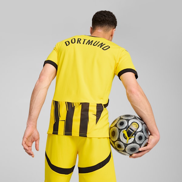 Réplica de la camiseta de fútbol para hombre de Borussia Dortmund Copa 24/25, Faster Yellow-PUMA Black, extralarge