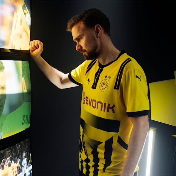 Borussia Dortmund 24/25 Cup Jersey Women, Faster Yellow-PUMA Black, extralarge